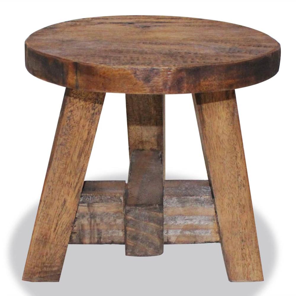 vidaXL Stool Solid Reclaimed Wood, 244508. Picture 2