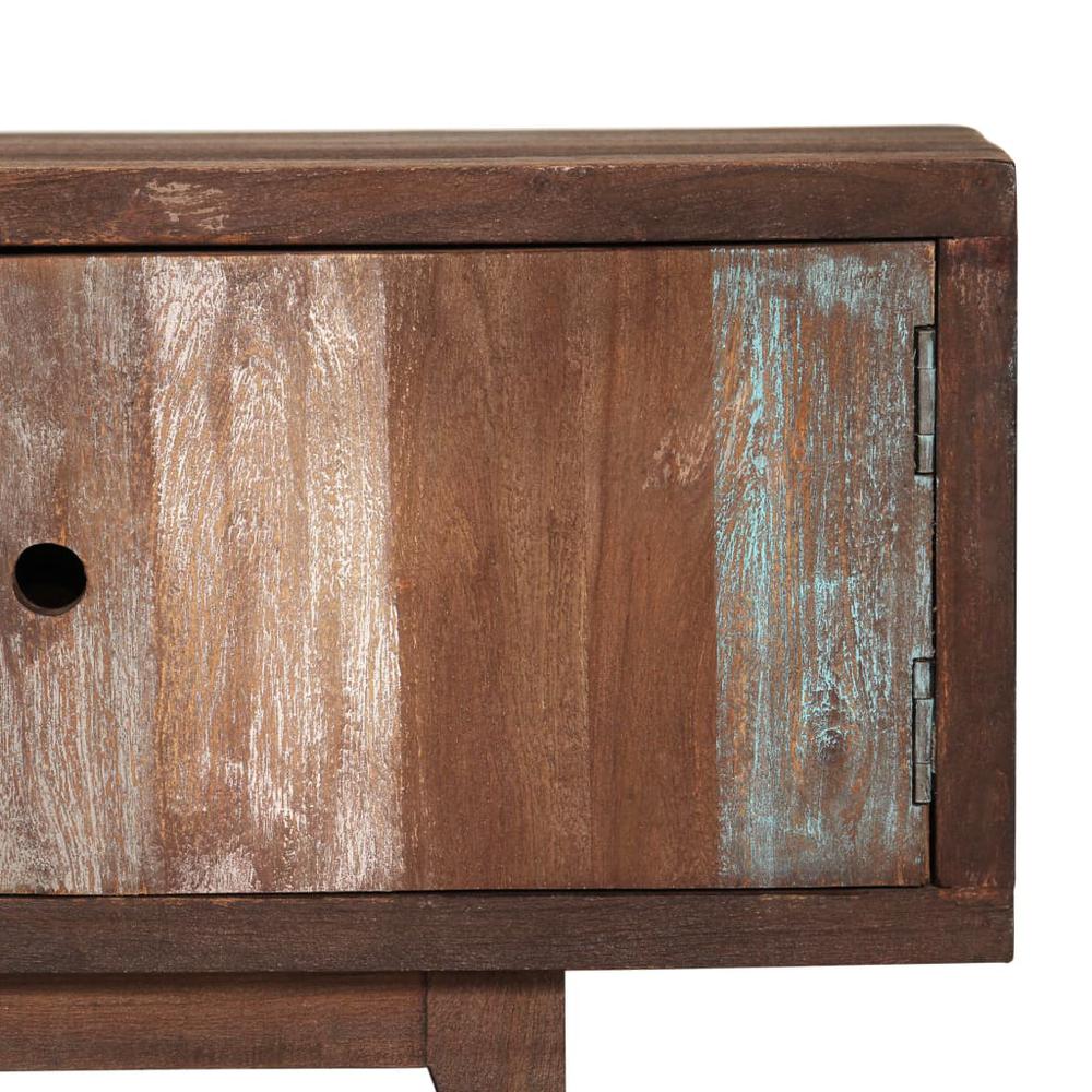 vidaXL TV Cabinet Solid Acacia Wood Vintage 46.5"x11.8"x15.7". Picture 5