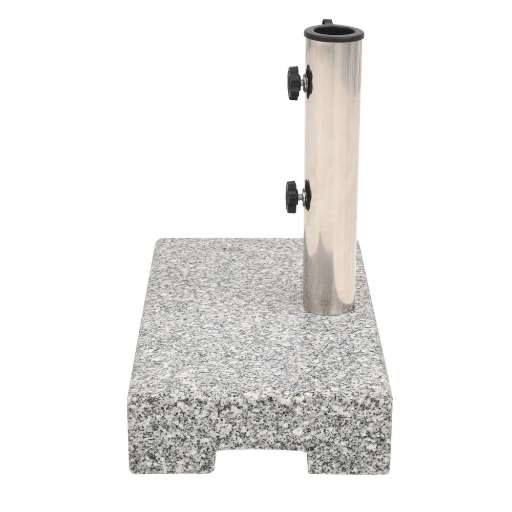 vidaXL Parasol Base Granite Rectangular 55.1 lb, 43725. Picture 2