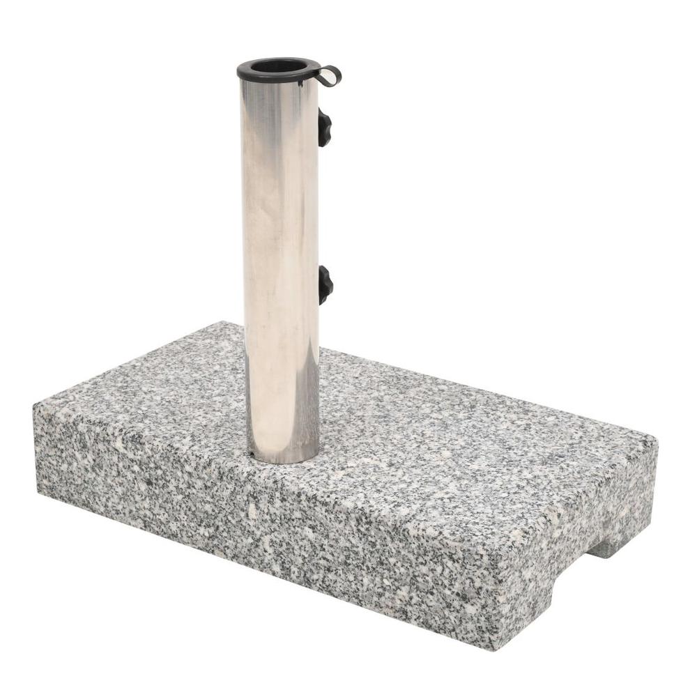 vidaXL Parasol Base Granite Rectangular 55.1 lb, 43725. Picture 3