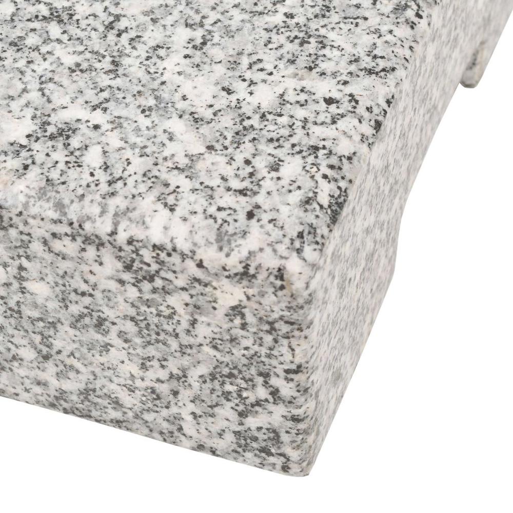 vidaXL Parasol Base Granite Rectangular 55.1 lb, 43725. Picture 7