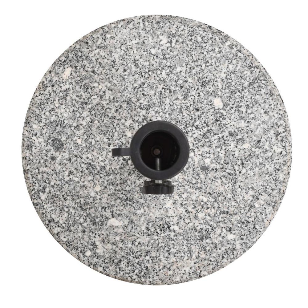 vidaXL Parasol Base Granite Round 48.5 lb, 43726. Picture 3