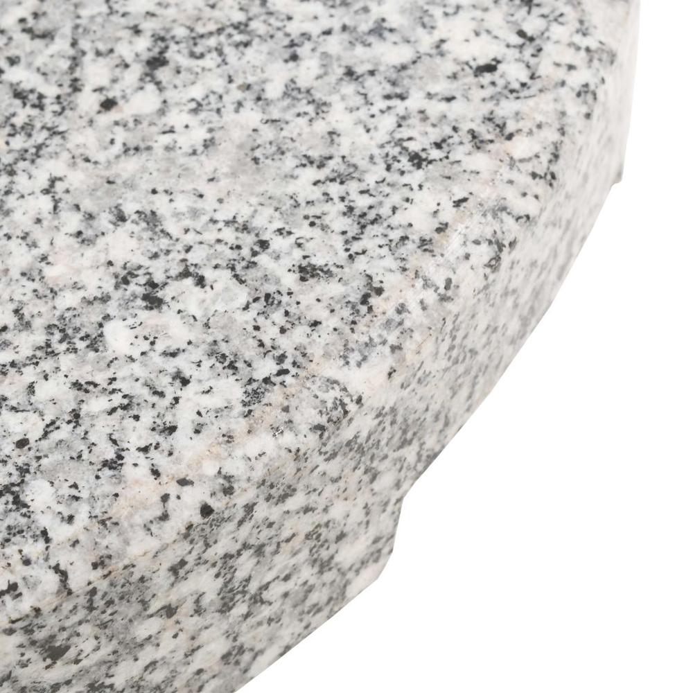 vidaXL Parasol Base Granite Round 48.5 lb, 43726. Picture 5