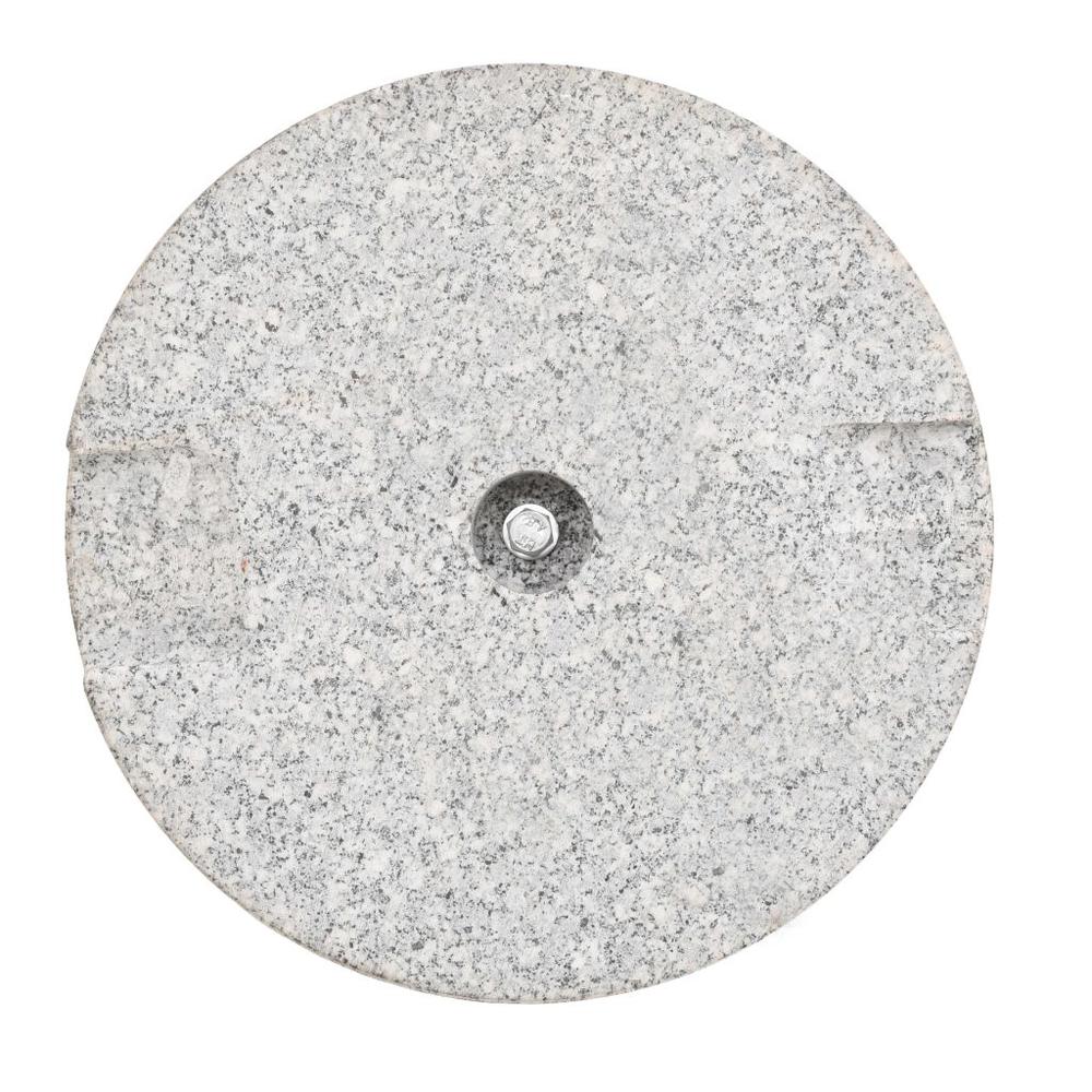 vidaXL Parasol Base Granite Round 48.5 lb, 43726. Picture 7
