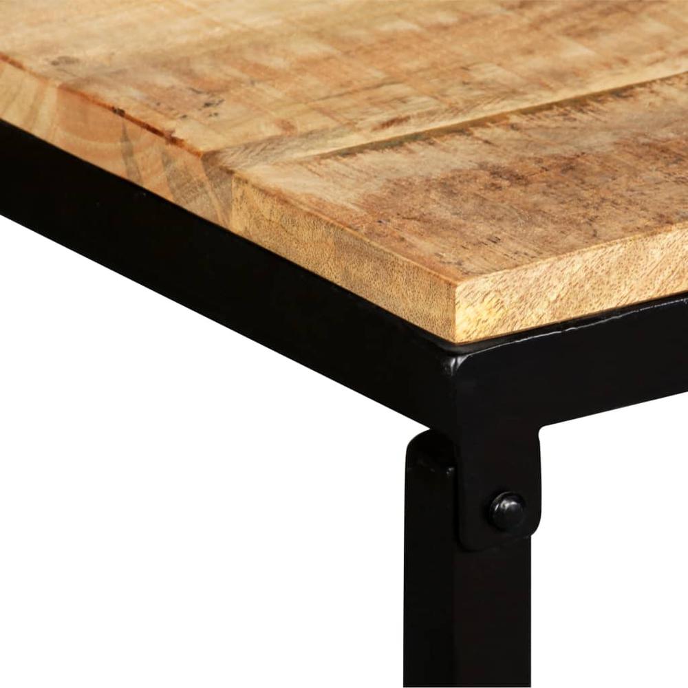 vidaXL Bench Solid Mango Wood 43.3"x13.8"x17.7", 244902. Picture 5