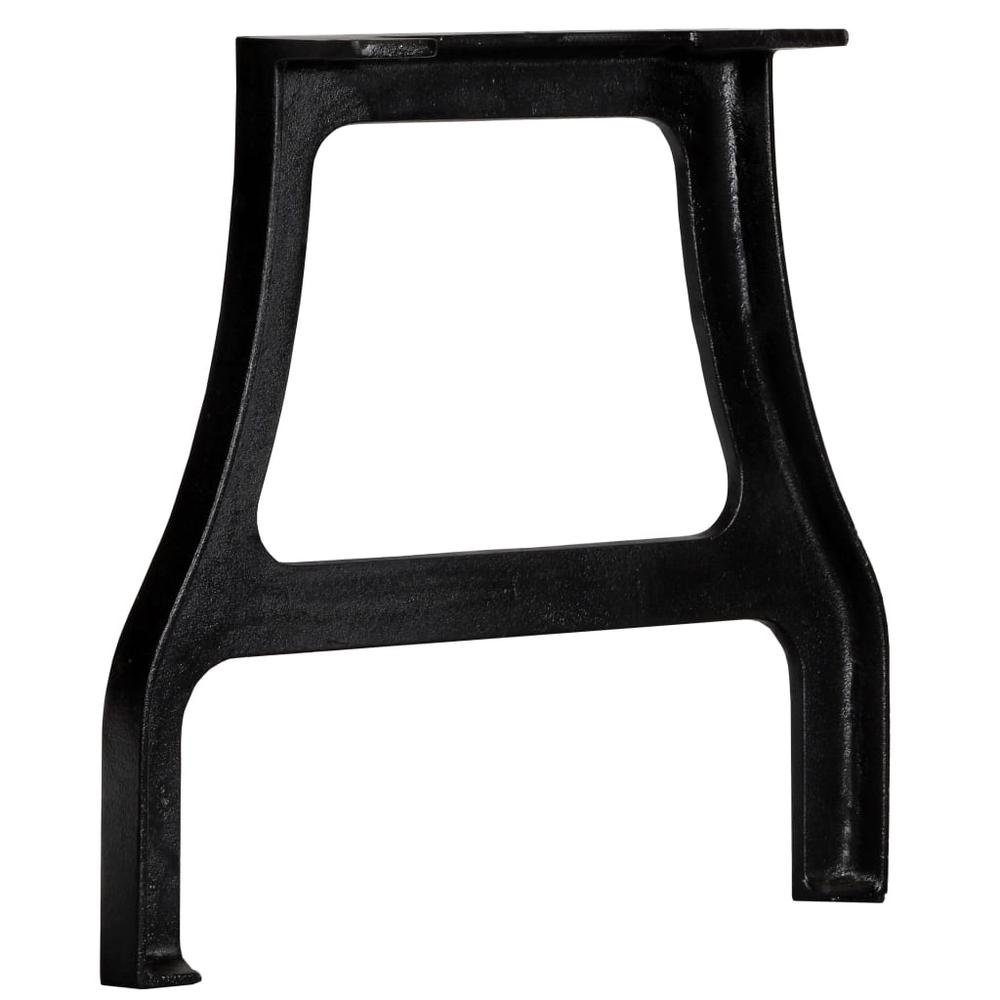 Coffee Table Legs 2 pcs A-Frame Cast Iron. Picture 3