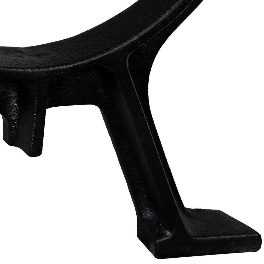 Bench Legs 2 pcs O-Frame Cast Iron. Picture 9