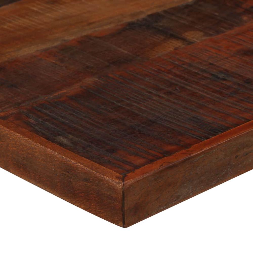 vidaXL Bar Table Solid Reclaimed Wood Dark Brown 47.2"x23.6"x42.1", 245383. Picture 4