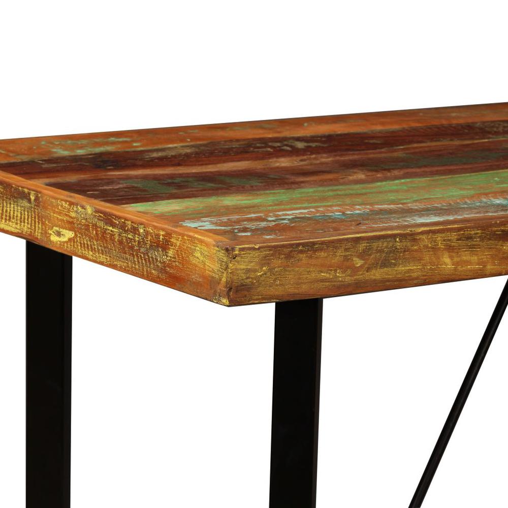 vidaXL Bar Table Solid Reclaimed Wood 47.2"x23.6"x42.1", 245440. Picture 3
