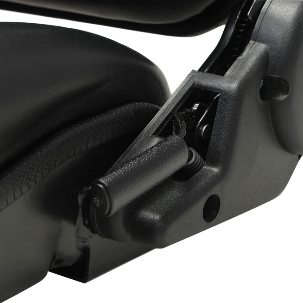 vidaXL Forklift & Tractor Seat with Adjustable Backrest Black, 142318. Picture 6