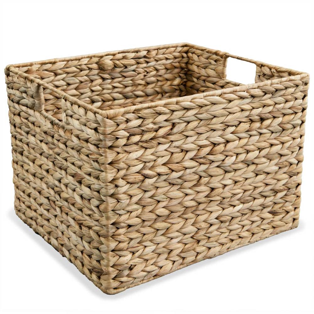 vidaXL Storage Basket Set 3 Pieces Water Hyacinth, 245490. Picture 3