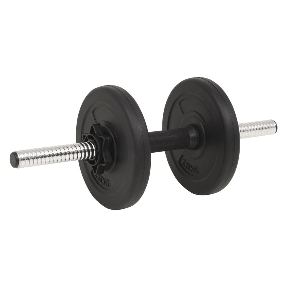 vidaXL Barbell and Dumbbell Set 66.1 lb, 91400. Picture 6