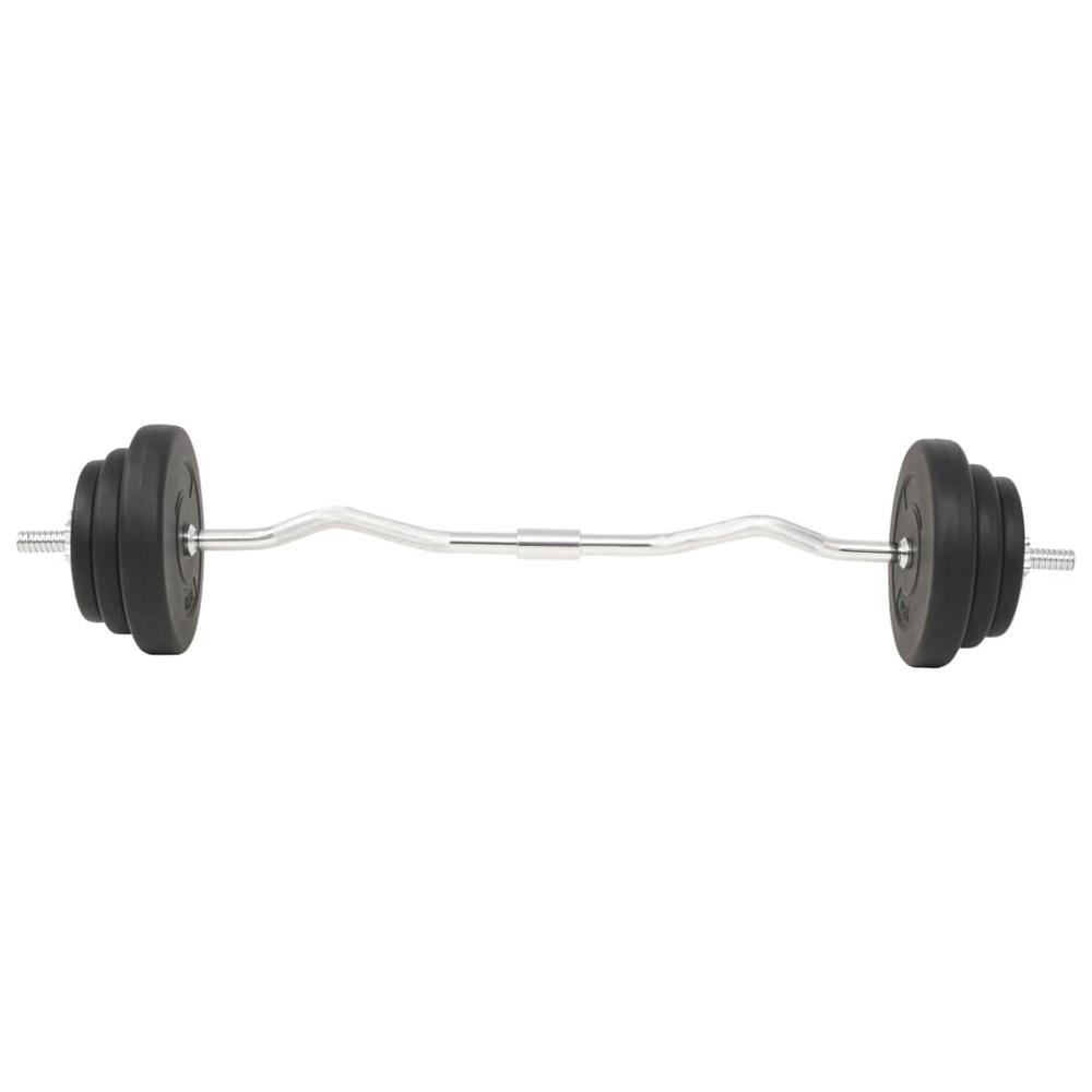 vidaXL Barbell and Dumbbell Set 66.1 lb, 91400. Picture 8