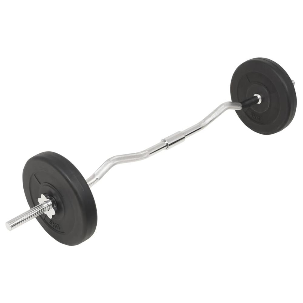 vidaXL Barbell and Dumbbell Set 66.1 lb, 91400. Picture 9