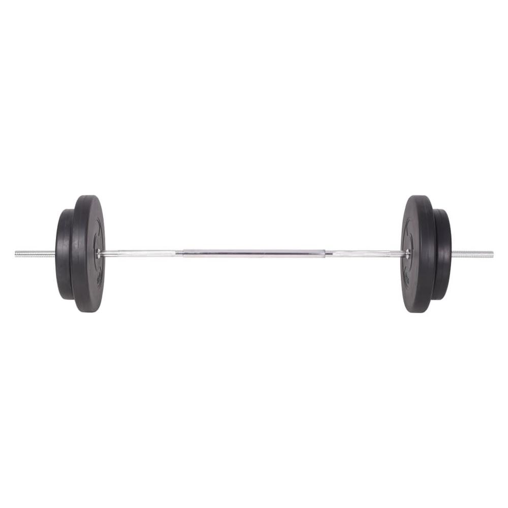 vidaXL Barbell and Dumbbell Set 198.4 lb, 91404. Picture 7