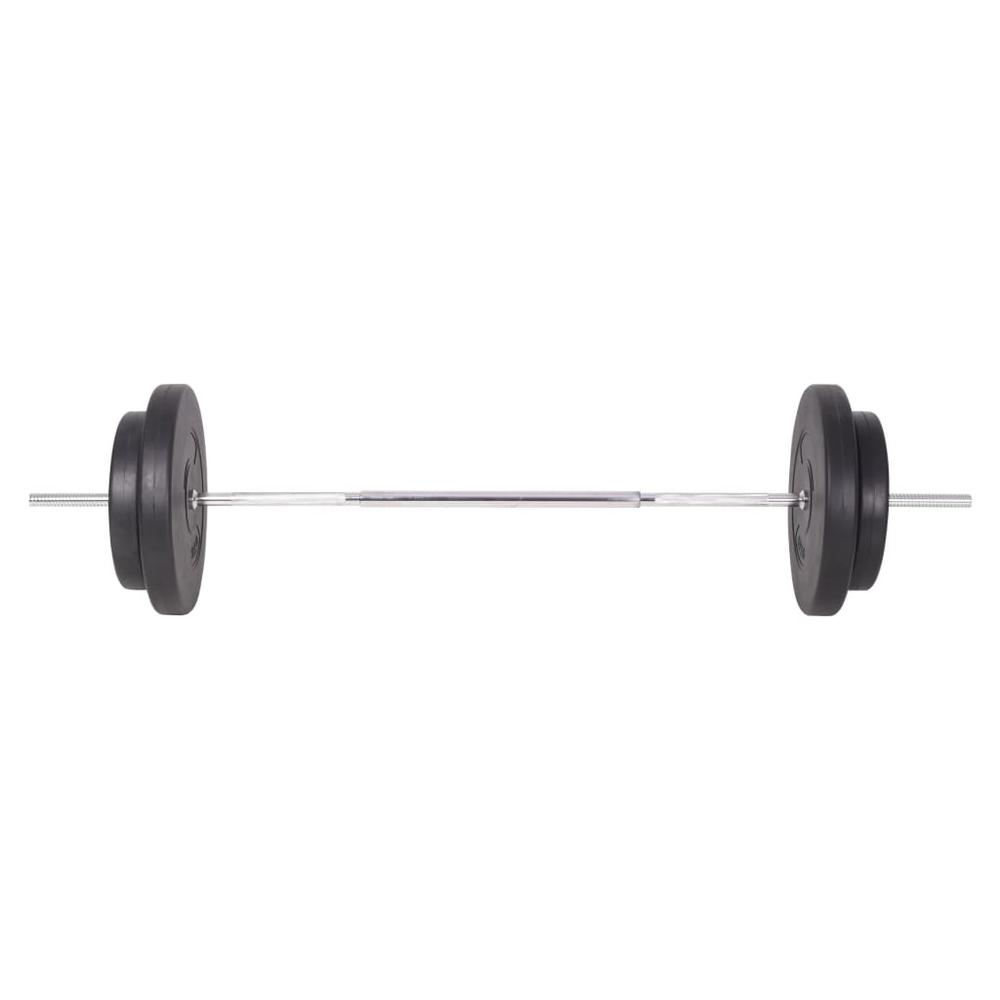 vidaXL Barbell and Dumbbell Set 198.4 lb, 91405. Picture 7