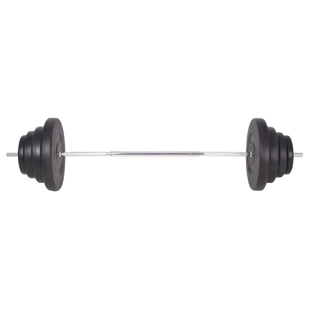 vidaXL Barbell and Dumbbell Set 264.6 lb. Picture 5