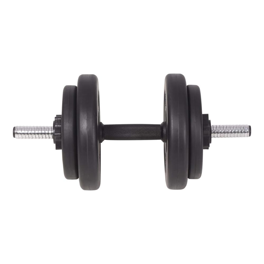 vidaXL Barbell and Dumbbell Set 264.6 lb. Picture 10