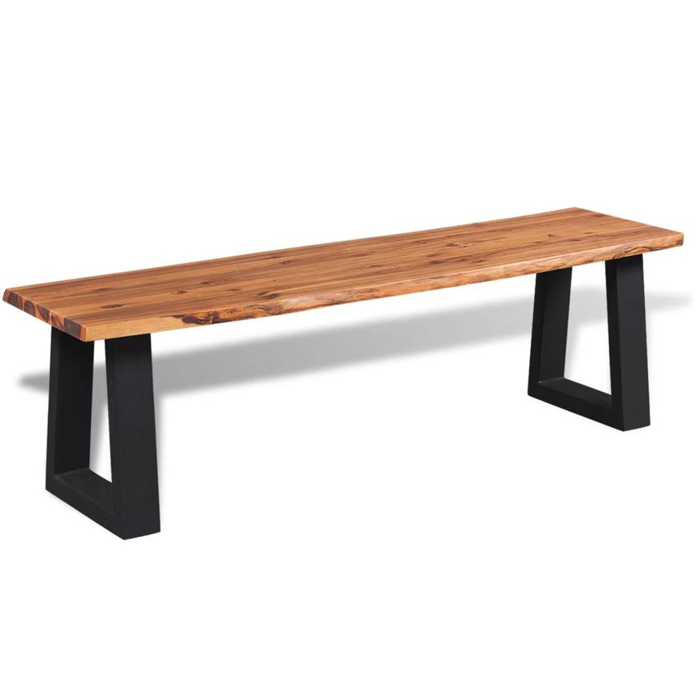 vidaXL Bench Solid Acacia Wood 57.1", 245687. The main picture.