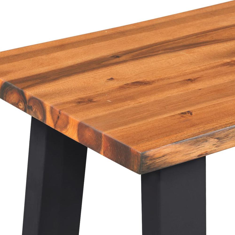 vidaXL Bench Solid Acacia Wood 57.1", 245687. Picture 5