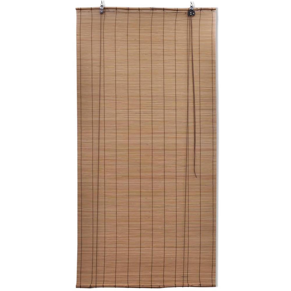 vidaXL Roller Blind Bamboo 31.5"x86.6" Brown, 245813. Picture 2