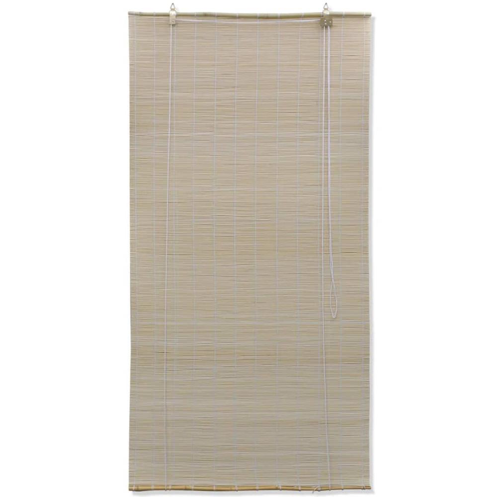 vidaXL Roller Blind Bamboo 31.5"x86.6" Natural, 245817. Picture 2