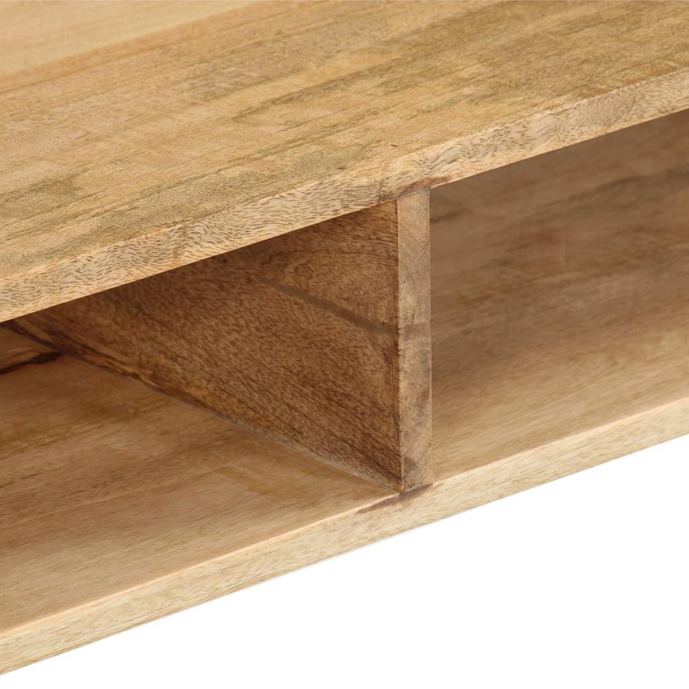 vidaXL Coffee Table Solid Mango Wood 39.4"x23.6"x17.7", 246020. Picture 6