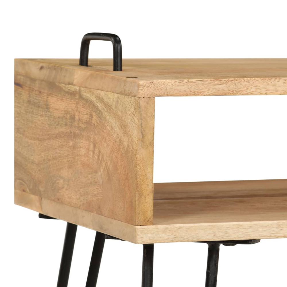 vidaXL Coffee Table Solid Mango Wood 39.4"x23.6"x17.7", 246020. Picture 7