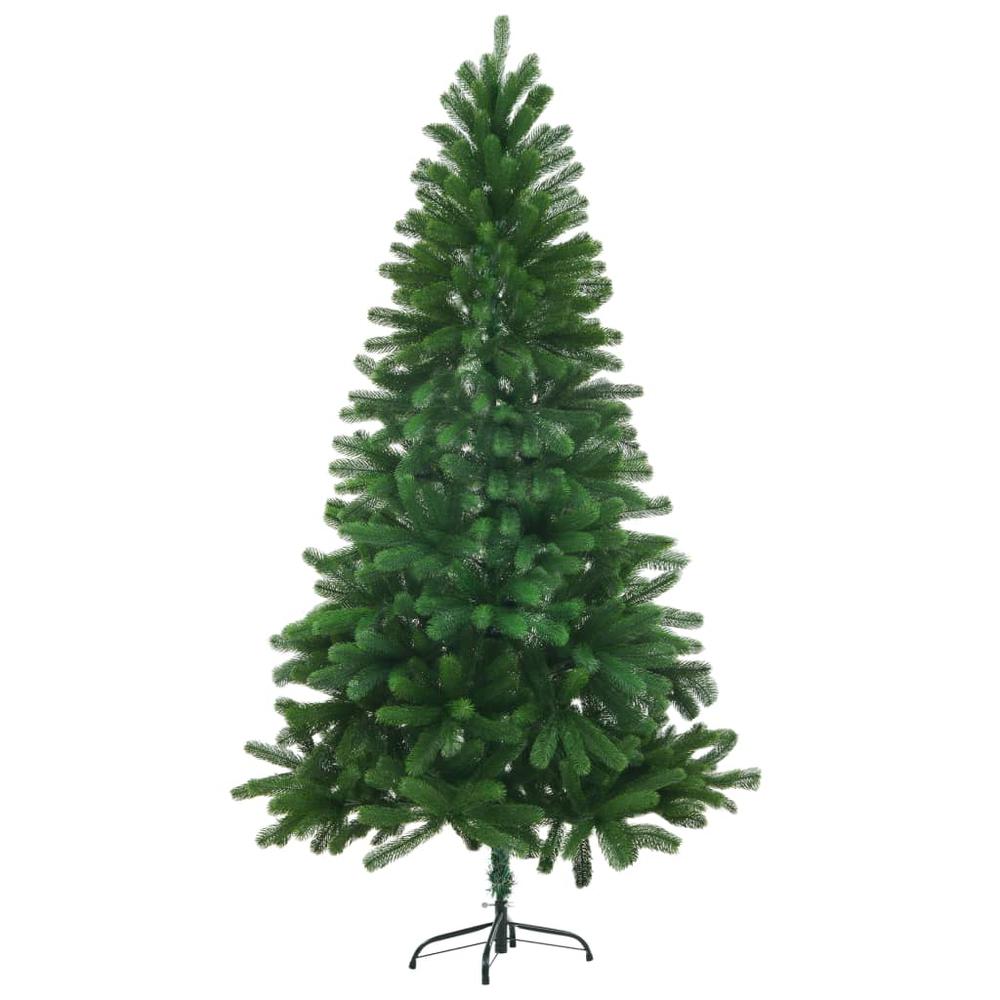 vidaXL Faux Christmas Tree Lifelike Needles 59.1" Green, 246398. Picture 2