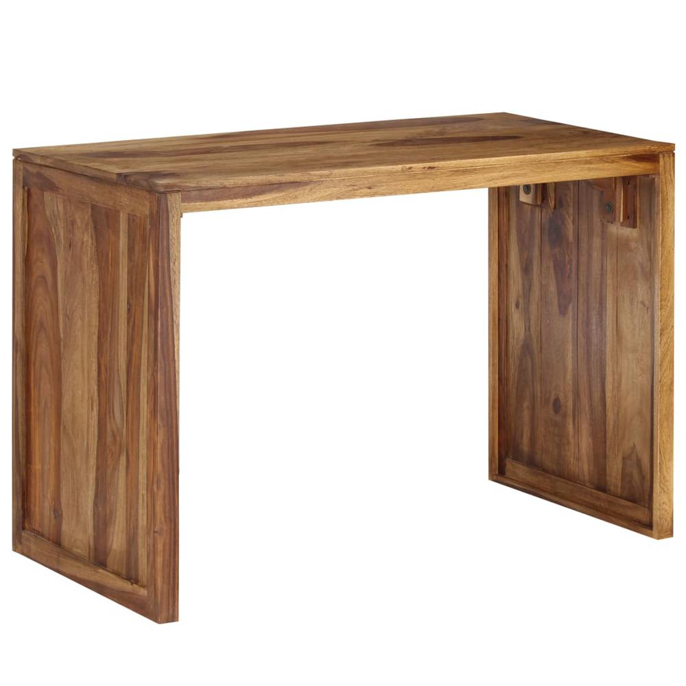 vidaXL Writing Table Solid Sheesham Wood 43.3"x21.7"x29.9". Picture 5