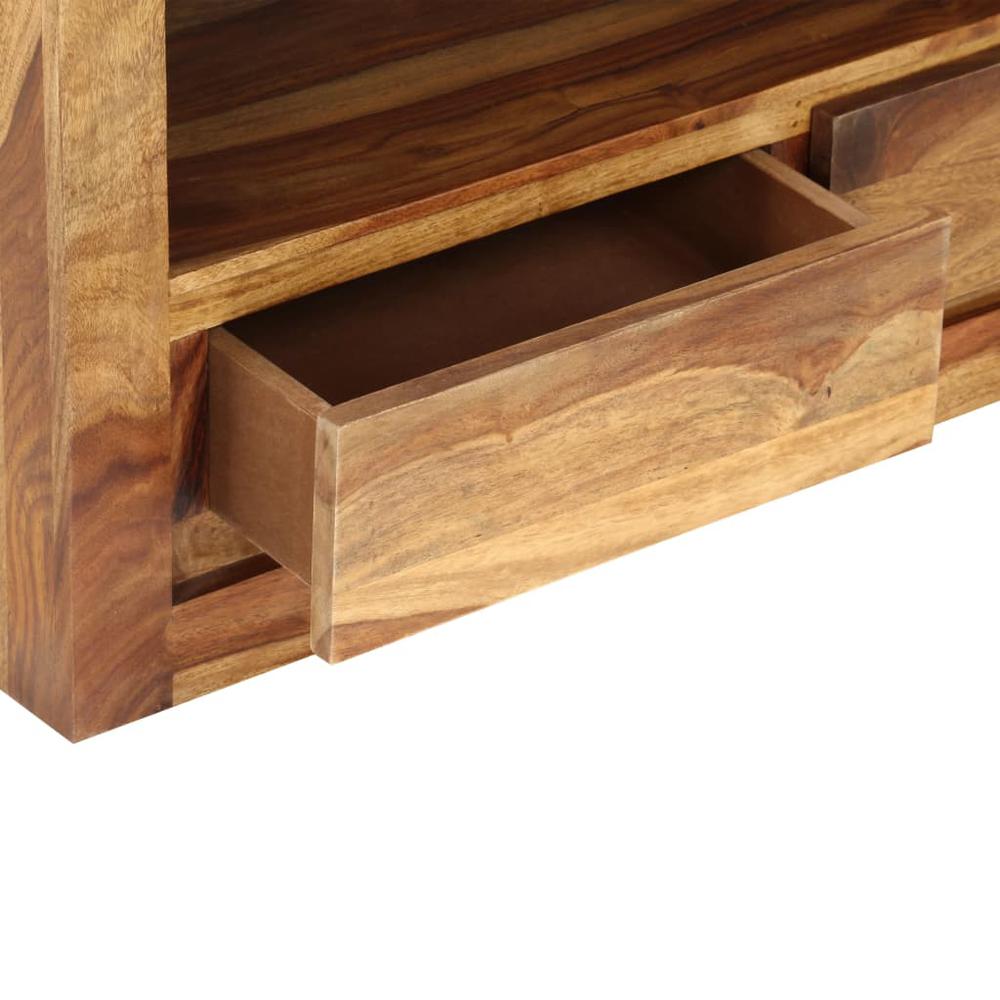 vidaXL TV Cabinet Solid Sheesham Wood 31.5"x11.8"x15.7". Picture 7