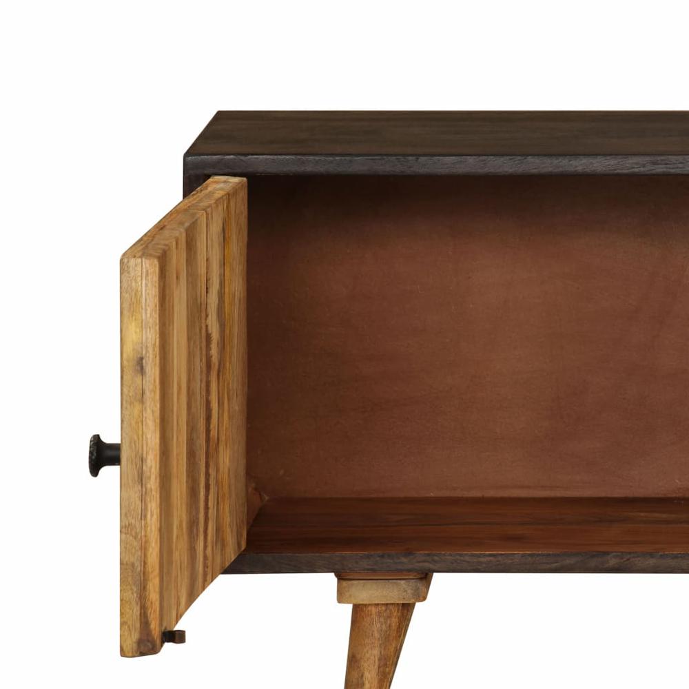 vidaXL TV Cabinet Solid Mango Wood 55.1"x11.8"x17.7", 246162. Picture 6