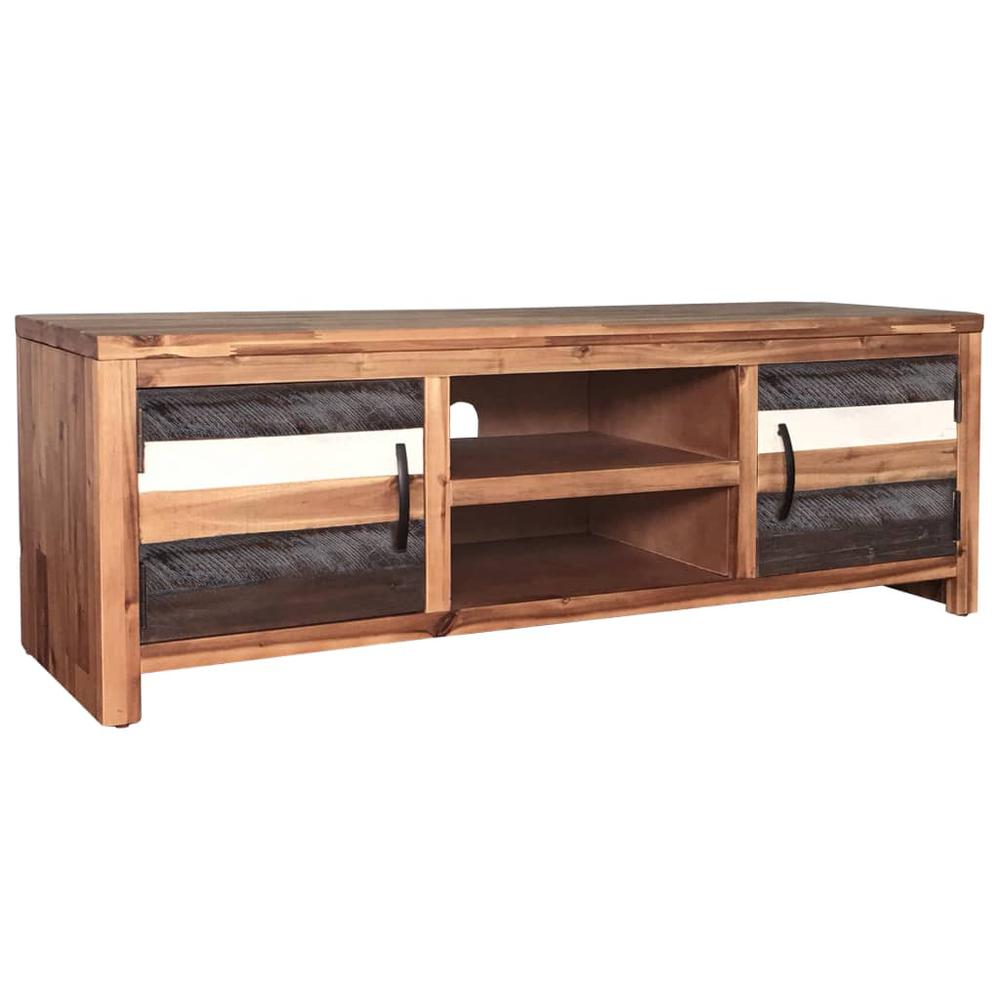 vidaXL TV Cabinet Solid Acacia Wood 47.2"x13.8"x15.7", 246044. Picture 1