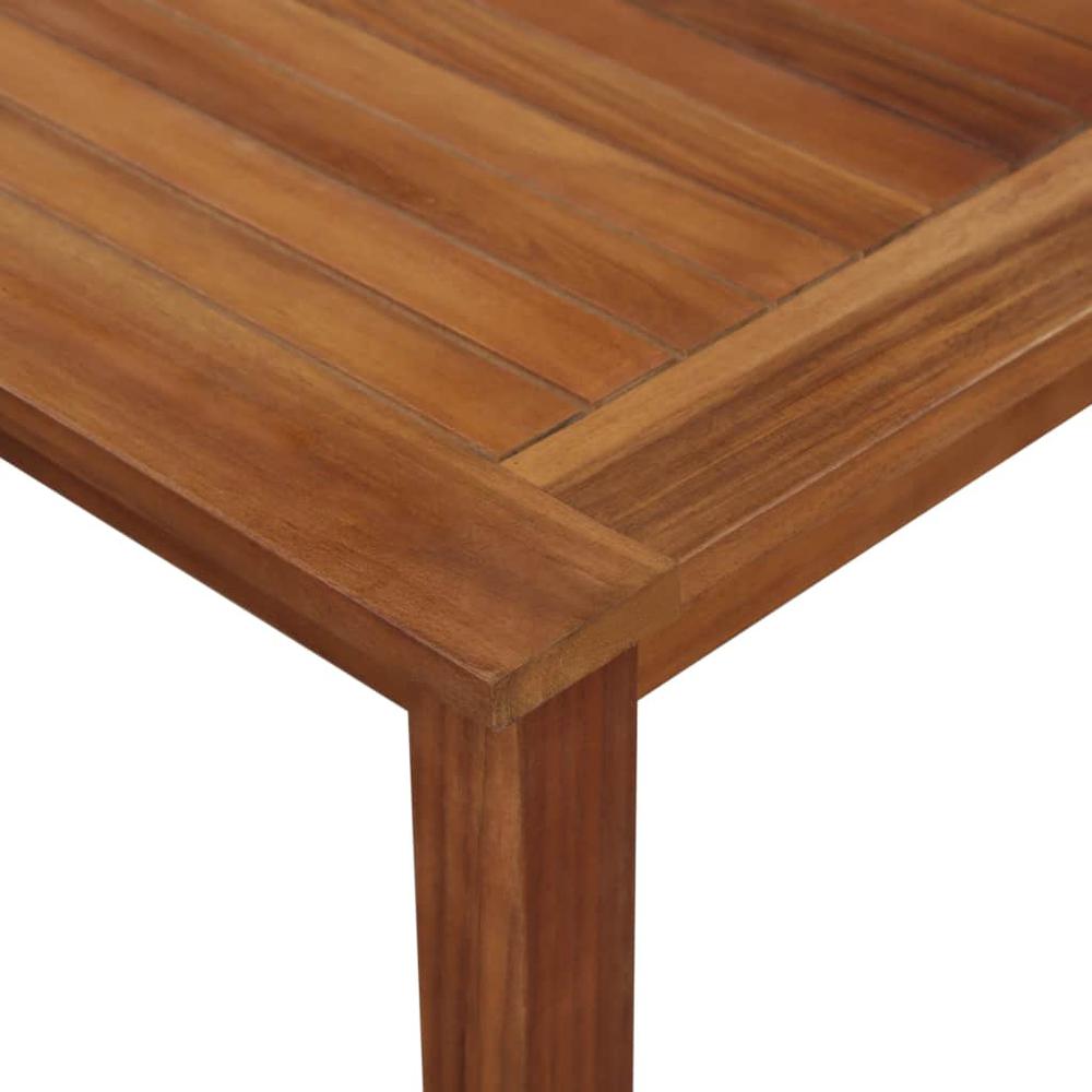 vidaXL Garden Table 78.7"x35.4"x29.1" Solid Acacia Wood, 44106. Picture 3