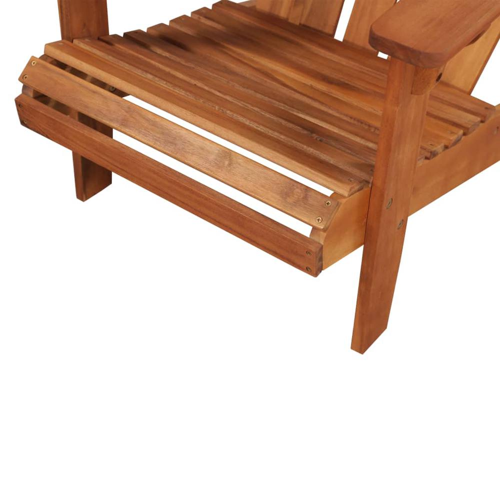 vidaXL Garden Adirondack Chair Solid Acacia Wood, 44116. Picture 2