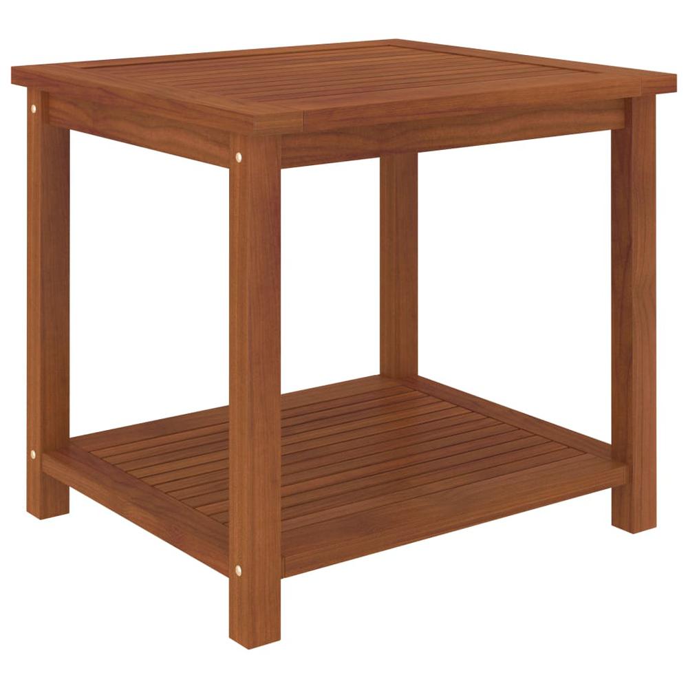 vidaXL Side Table Solid Acacia Wood 17.7"x17.7"x17.7", 44128. Picture 1