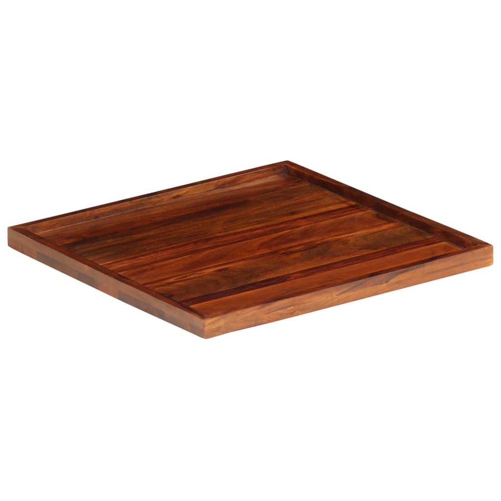 vidaXL Serving Tray Solid Sheesham Wood 19.7"x19.7". Picture 6