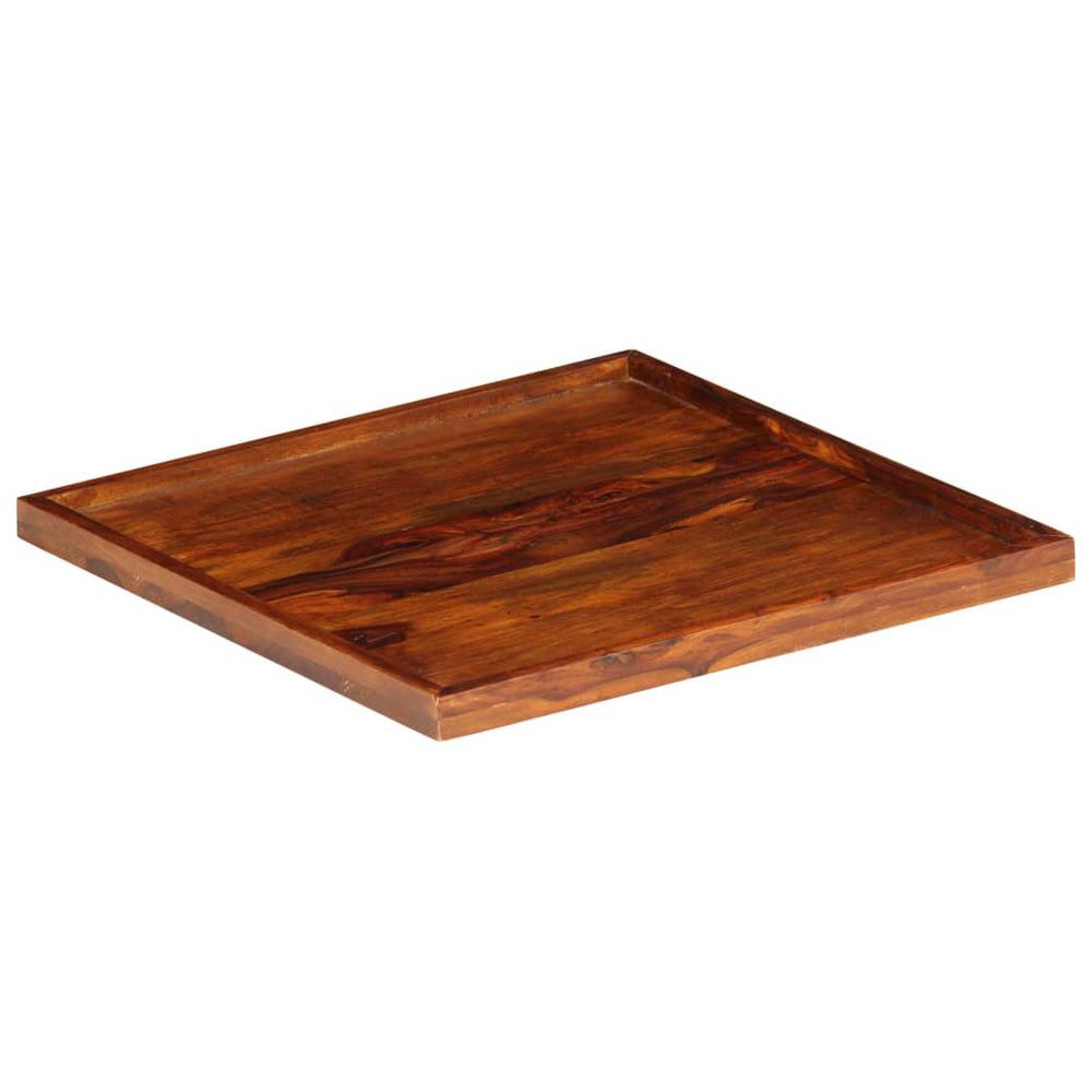 vidaXL Serving Tray Solid Sheesham Wood 19.7"x19.7". Picture 9