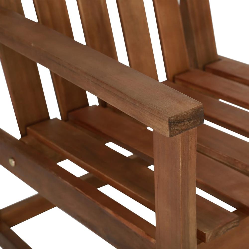 vidaXL Garden Sofa Chairs 2 pcs Solid Acacia Wood, 44033. Picture 7