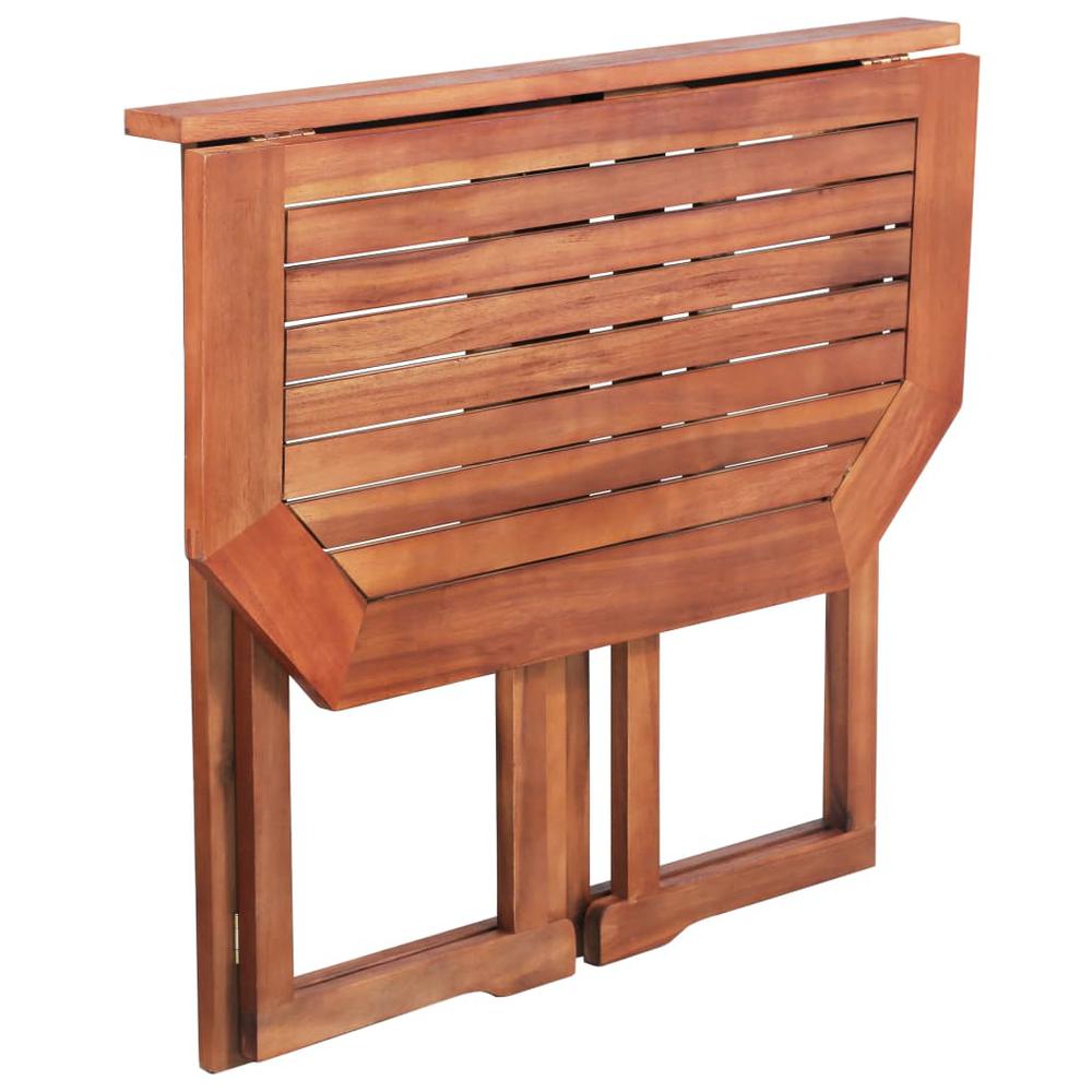 vidaXL Bistro Table 35.4"x19.7"x29.5" Solid Acacia Wood, 44039. Picture 6