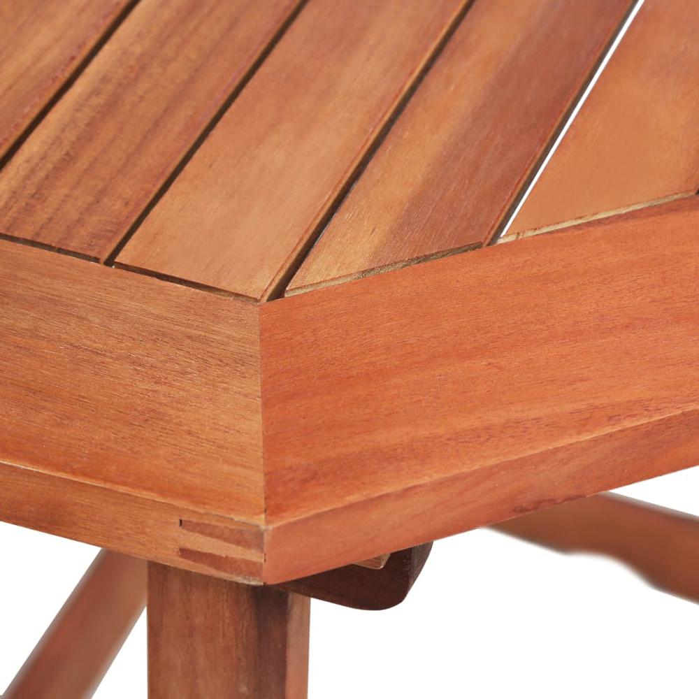 vidaXL Bistro Table 35.4"x19.7"x29.5" Solid Acacia Wood, 44039. Picture 7