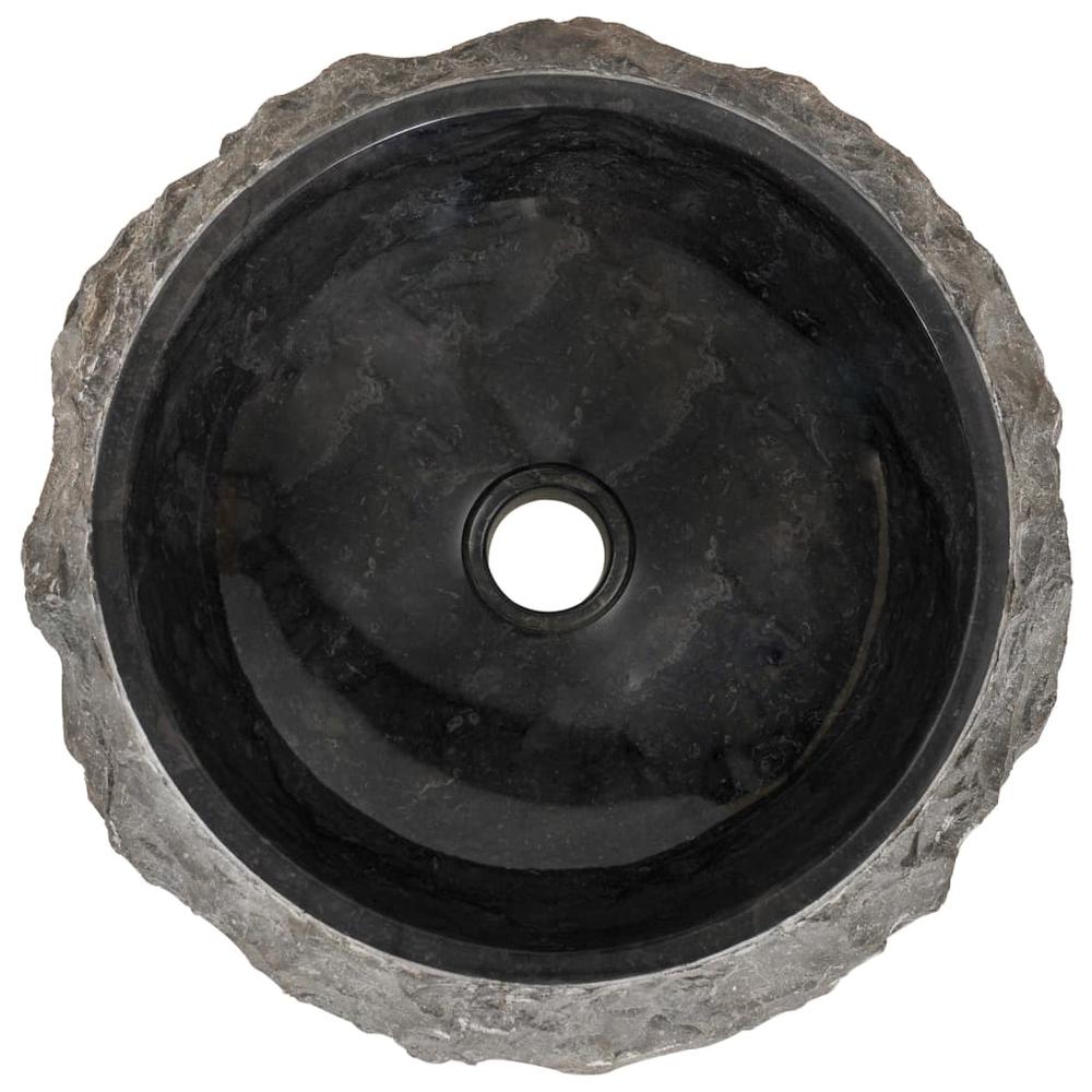 Sink 15.7"x4.7" Marble Black. Picture 1