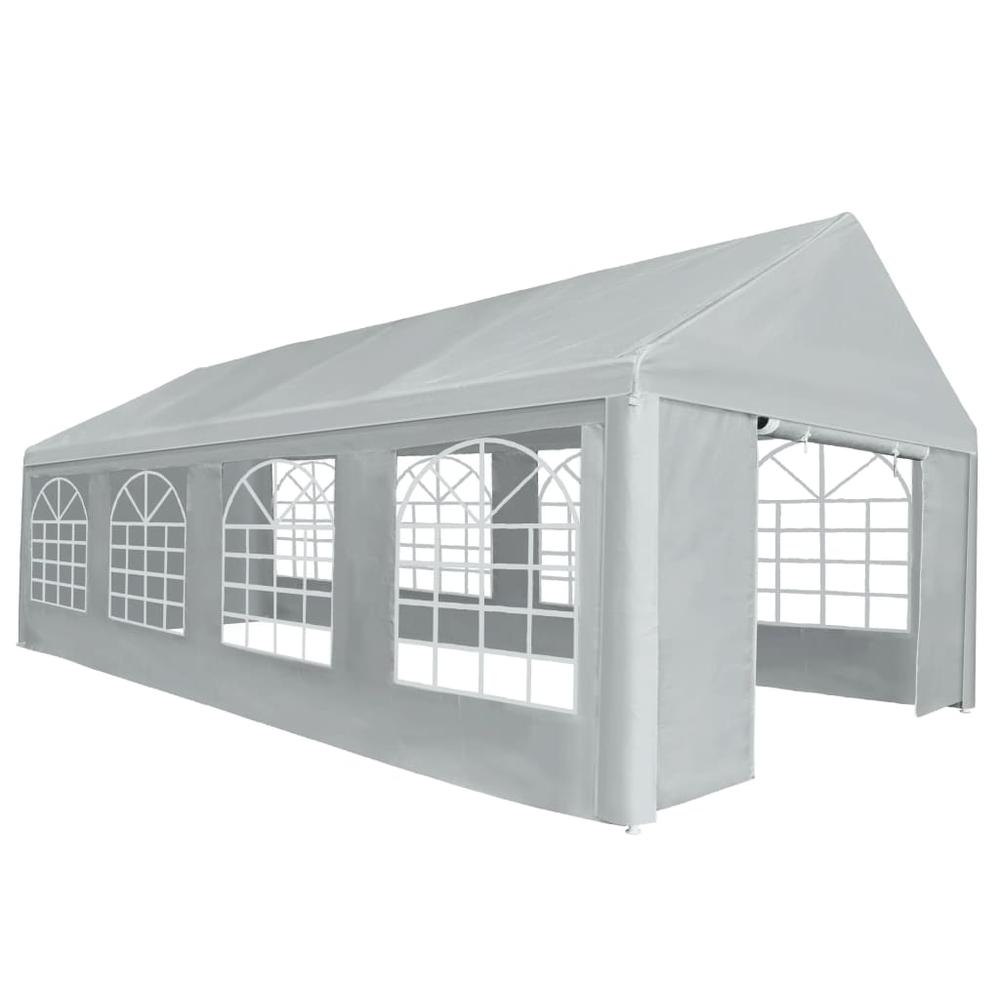 Party Tent PE 13.1'x26.2'Gray. Picture 1