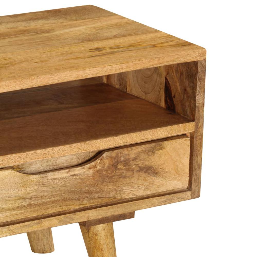 vidaXL TV Cabinet Solid Mango Wood 55.1"x11.8"x16.1", 246787. Picture 7