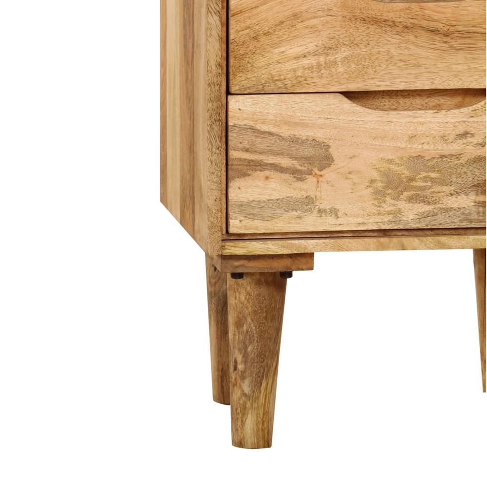 vidaXL Bedside Cabinet Solid Mango Wood 15.7"x11.8"x23.4", 246788. Picture 6