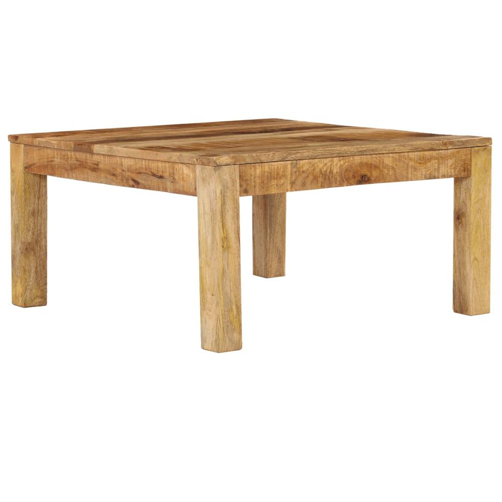vidaXL Coffee Table 31.5"x31.5"x15.7" Solid Mango Wood 6701. Picture 1