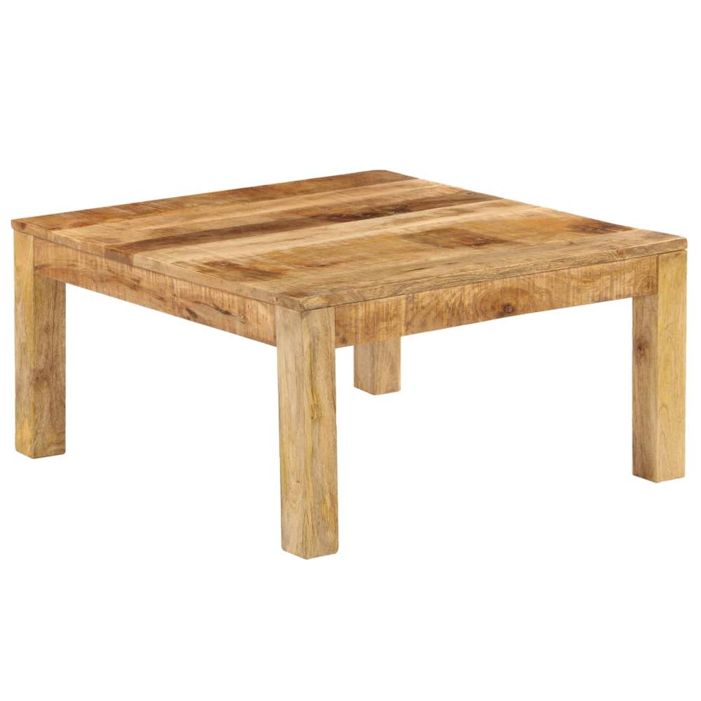 vidaXL Coffee Table 31.5"x31.5"x15.7" Solid Mango Wood 6701. Picture 2