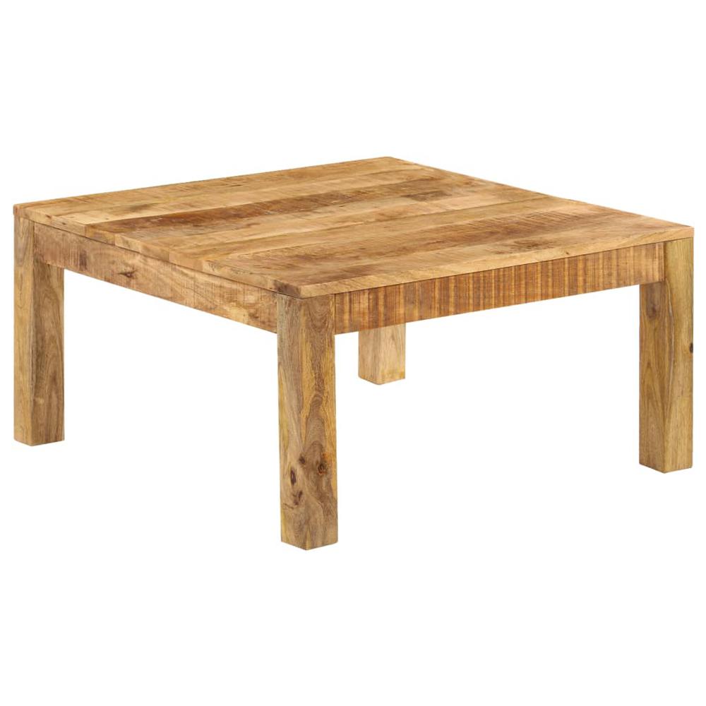 vidaXL Coffee Table 31.5"x31.5"x15.7" Solid Mango Wood 6701. Picture 12