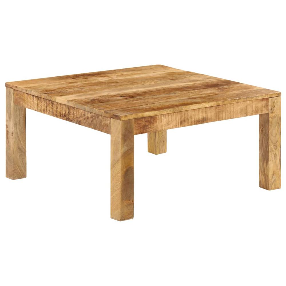vidaXL Coffee Table 31.5"x31.5"x15.7" Solid Mango Wood 6701. Picture 10