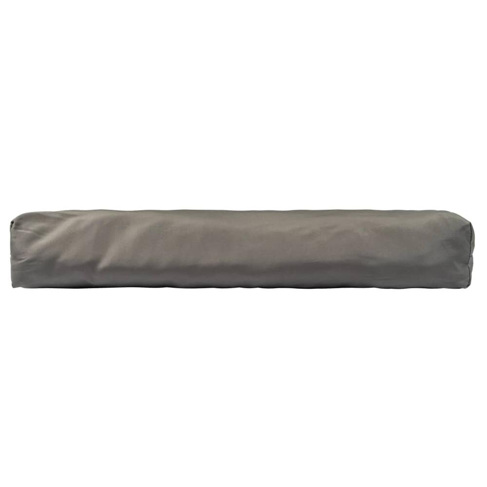 vidaXL Pallet Cushions 2 pcs Gray Polyester. Picture 7